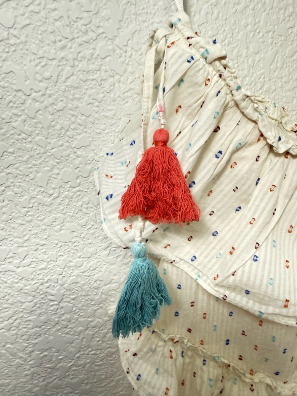 Red Carter Asmae Boho Ruffle Midi Dress From Anthropologie | Medium - Picture 10 of 16
